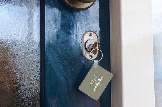 Porte-clés - Proverbes - Let's ensemble - Citations - Cuisine - Distribution de cadeaux - Plastique