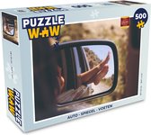 Puzzel Auto - Spiegel - Voeten - Legpuzzel - Puzzel 500 stukjes