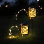 Twinklingplanet - Gieter Met Led - Zonneenergie - Draadloos - Decoratie - Tuinlamp - Lampjes - Kerstverlichting Buiten- Decoratie Tafellampen -