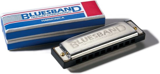 Hohner bluesband mondharmonica toon G - Populair - Topmerk - Snel leverbaar