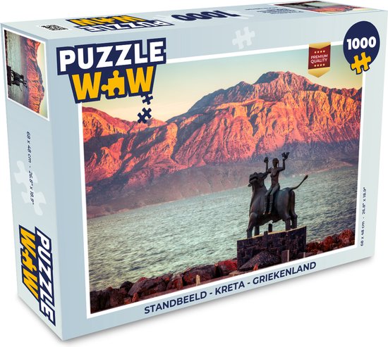 Foto: Puzzel standbeeld kreta griekenland legpuzzel puzzel 1000 stukjes volwassenen