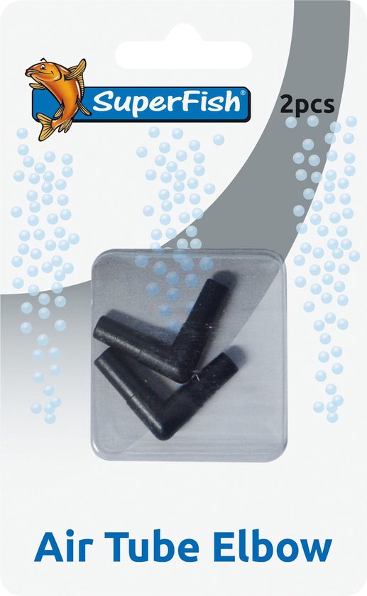 Superfish luchtslang elleboog - aquarium - beluchting - 2 ellebogen
