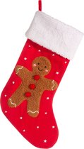 Schattige Christmas Stocking met Peperkoek Mannetje van Sass & Belle