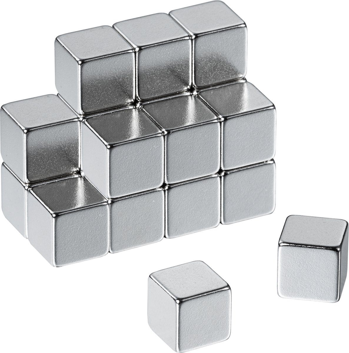 NeoMagNova | 20 Sterke Neodymium Magneten voor Glasmagneetbord | 8 mm Kubus Magneten voor Glasmagneetbord, Glasmagneetborden en veel meer.