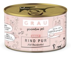 Grau -honden-natvoer -rund puur 6x 200 gr.