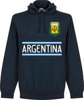 Argentinië Team Hoodie - Navy - Kinderen - 98