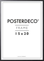 Fotolijst - Posterdeco - Premium Hout - Fotomaat 15x20 cm - Posterlijst - Fotolijstje - Zwart