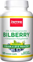 Bilberry + Grapeskin Polyphenols 280 mg (120 Vegetarian Capsules) - Jarrow Formulas