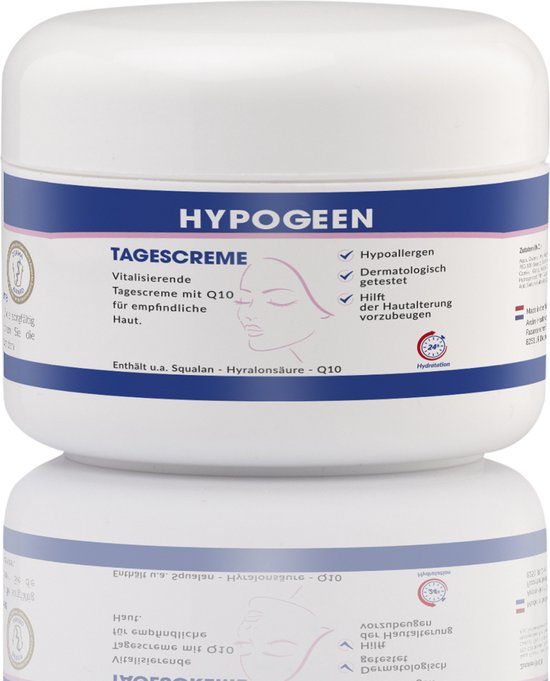 Hypogeen Dagcrème - anti-rimpel crème met hyralonzuur - tegen  huidveroudering - met... | bol.com