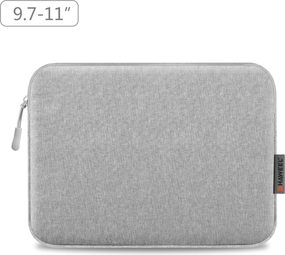 Luxe Bescherm-Opberg Hoes Pouch Sleeve geschikt voor iPad 10.2 - iPad Air Grijs