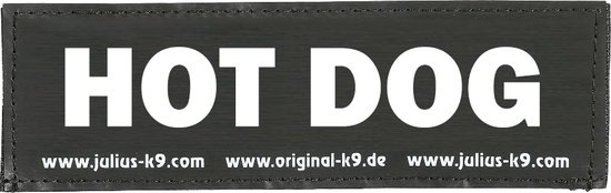 Julius-K9 label - Hotdog (30mm x 110mm)
