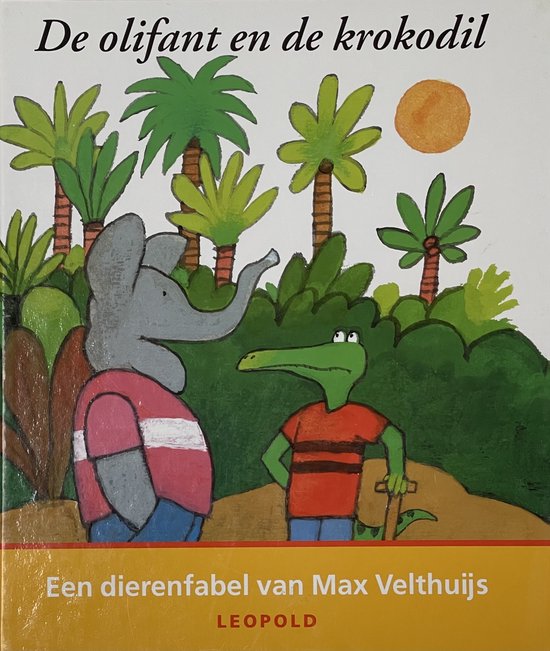 Cover van het boek 'De olifant en de krokodil'