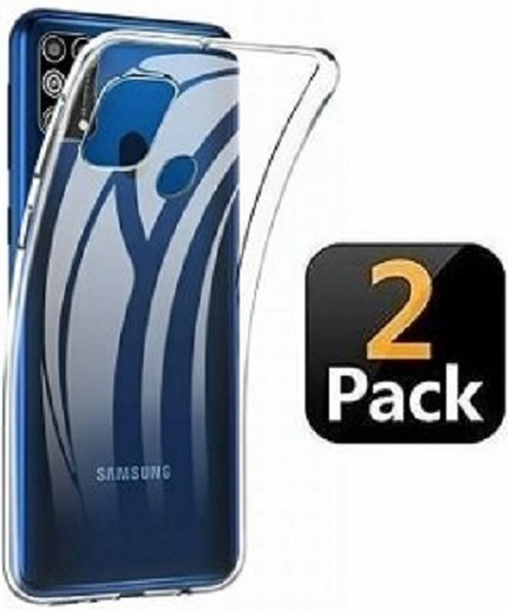 Samsung M31 Hoesje Siliconen TPU Transparant 2x