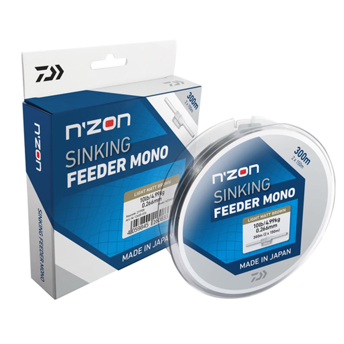 Daiwa N'ZON Sinking Feeder Mono 300m Beige 0.23mm