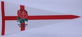 USArticlesEU - Rugby - England - Engels Rugby - UK Rugby - vaantje - sportvaantje - wimpel - pennant - muur decor - 72 * 31cm - Engels rugby team