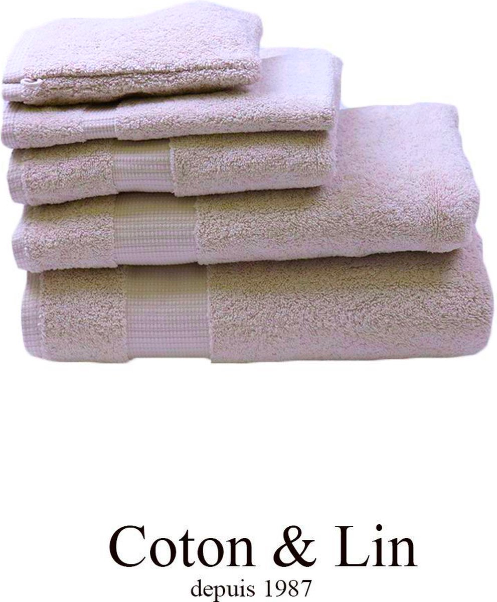 Coton&Lin Klein badlaken - 70x140cm - 100% Egyptisch katoen - Linnen