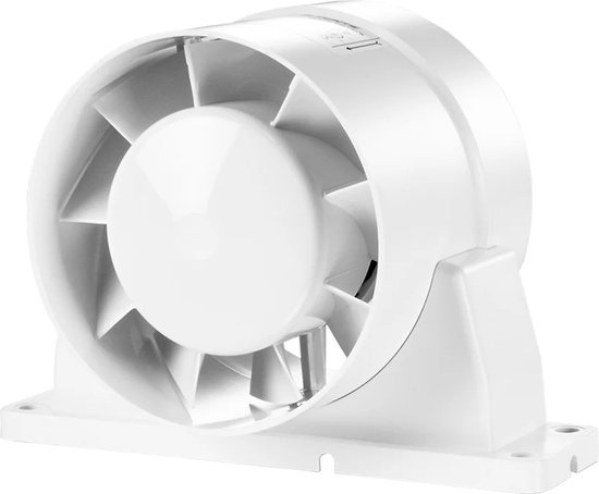 Foto: Buisventilator 100 mm basic inclusief bevestigingsbeugel