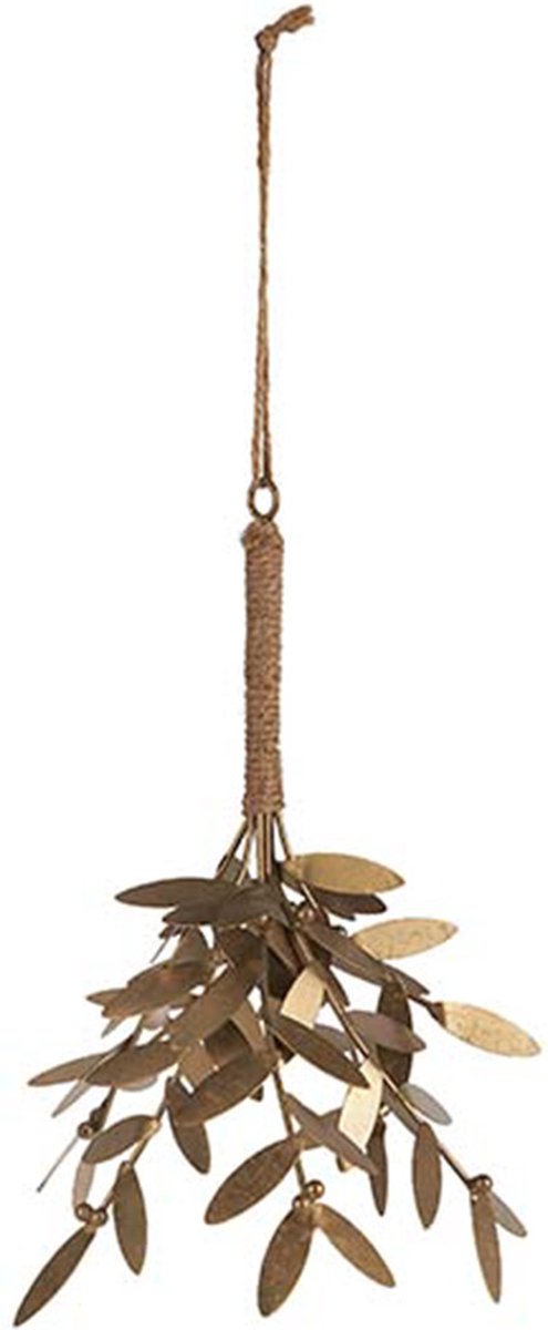 IB Laursen - mistletoe hanger - kerst - brass - 25 cm