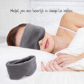 Masque de sommeil Lopoleis - Masque pour les yeux - Bouchons d'oreille pour le sommeil - Masque de sommeil 3D - Masque de sommeil 100% occultant - Sommeil - Grijs