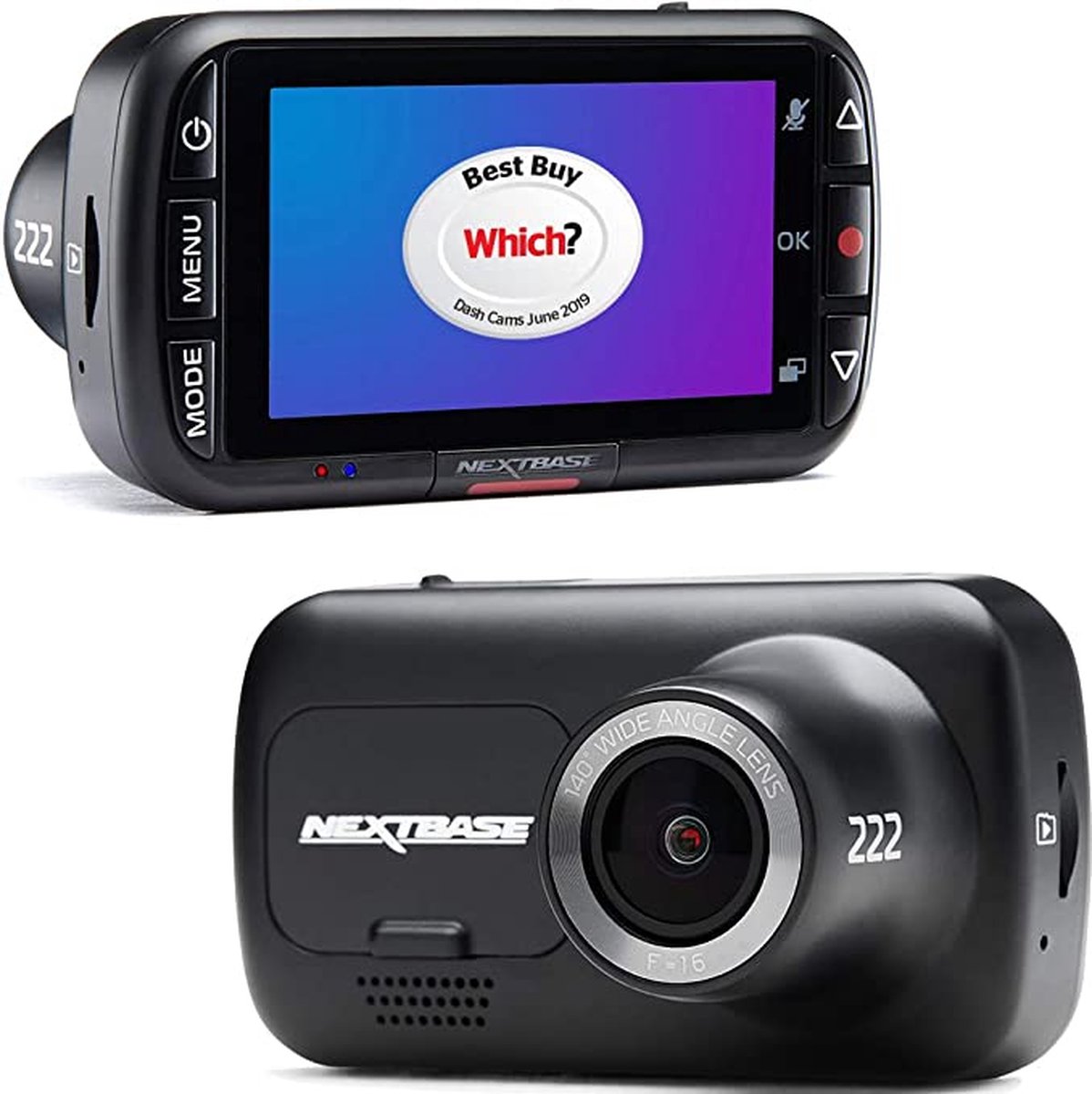 Nextbase 222 - dashcam - Dashcam voor auto - Nextbase dashcam