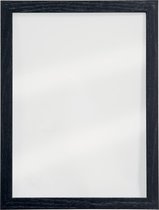 Securit krijtbord Woody, transparant met zwarte randen, ft 30 x 40 cm, hout met zwarte lakafwerking 6 stuks