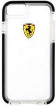 Ferrari ShockProof Back Cover - Geschikt voor Apple iPhone 5/5S/SE - Transparant/Zwart
