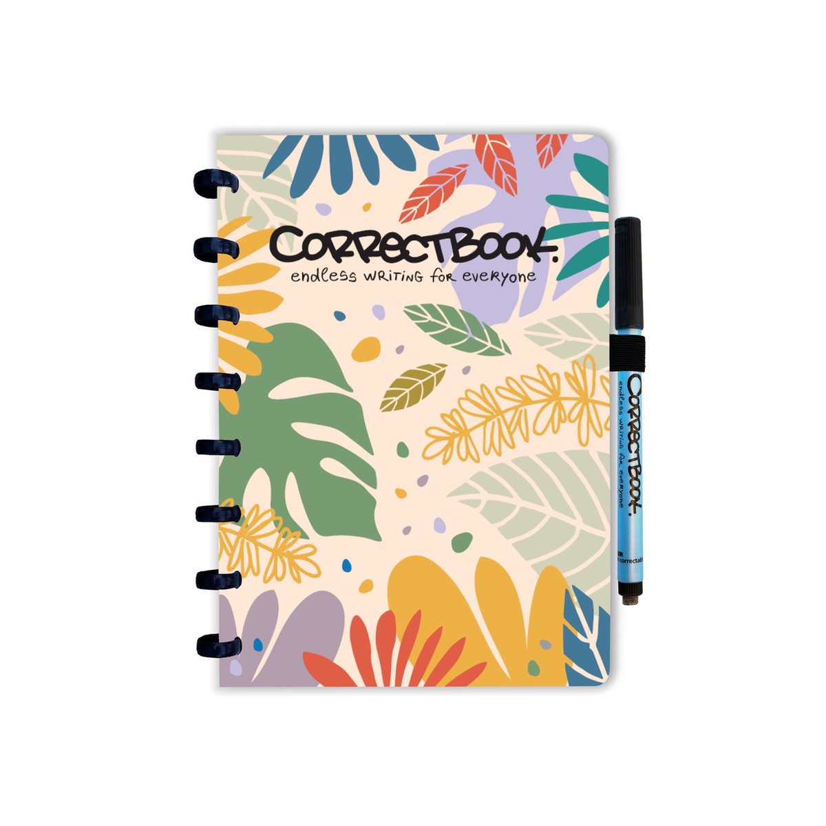 Correctbook Special Edition Botanical Beauty lined - Uitwisbaar / Whiteboard Notitieboek