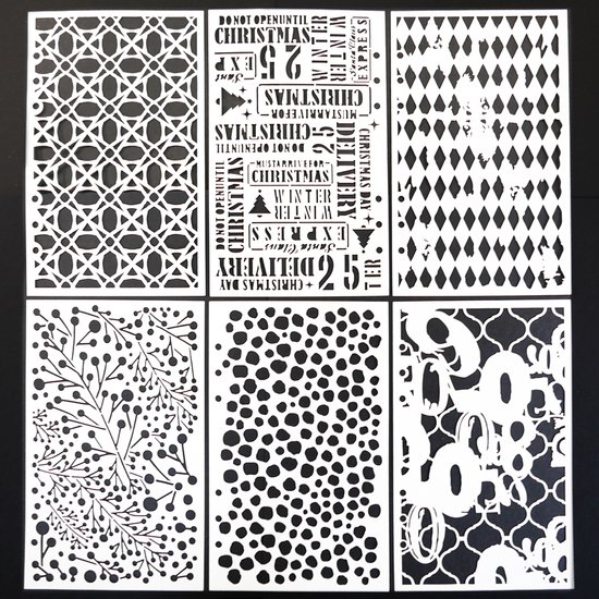 Schildersjablonen voor scrapbooking en mixed media. Kies uit een breed scala. ✓ Voor 15u besteld, vandaag verzonden ✓ Achteraf betalen ✓ Scoort een 4,8 uit 5 Schildersjablonen voor scrapbooking en mixed media. Kies uit een breed scala. ✓ Voor 15u besteld, vandaag verzonden ✓ Achteraf betalen ✓ Scoort een 4,8 uit 5