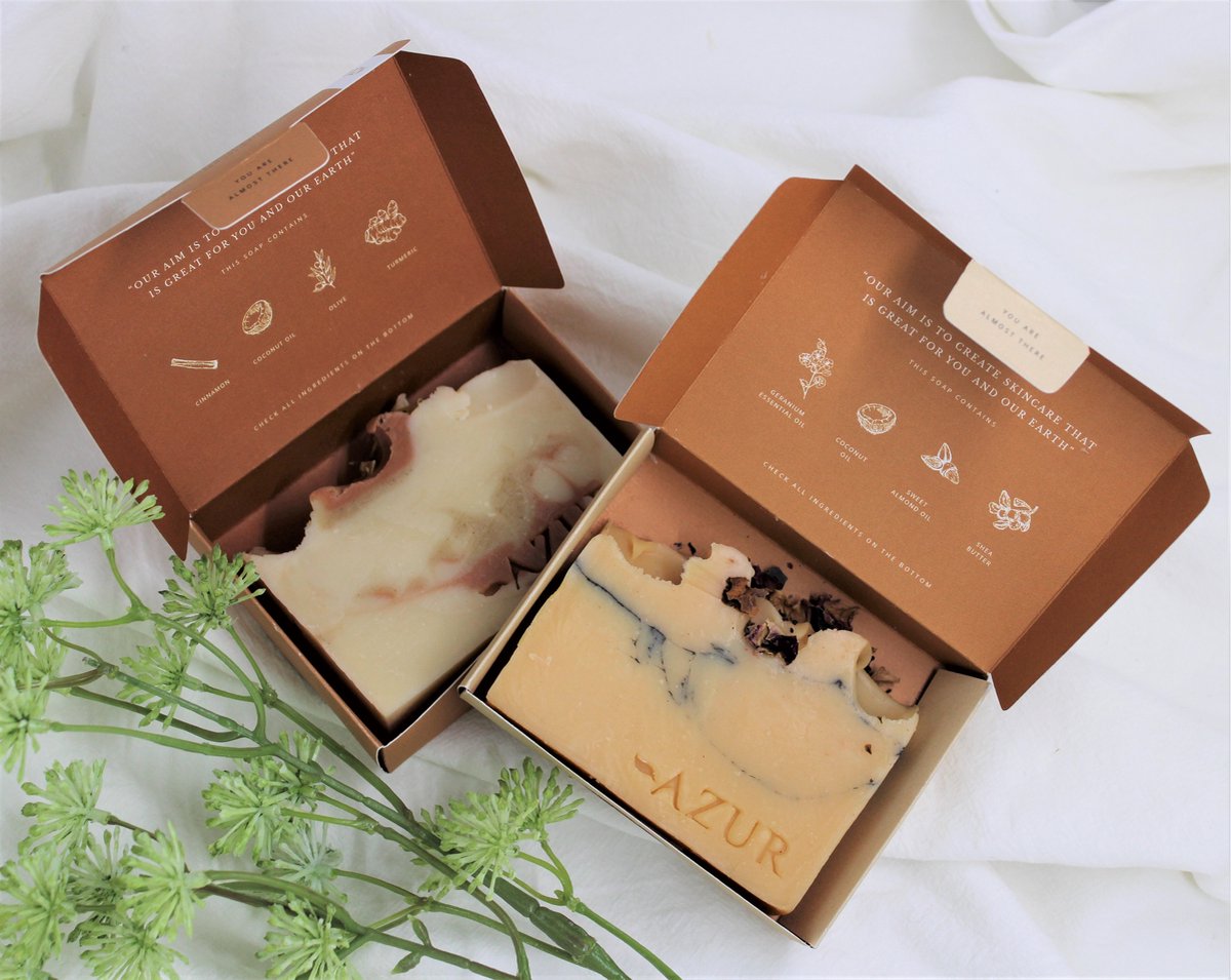 Geschenkset Romantic Flower - Cadeau voor vrouwen - Giftbox vrouwen - Duurzaam cadeau vrouw - Natuurlijke zeep - Handgemaakt - Plasticvrij - Dierproefvrij