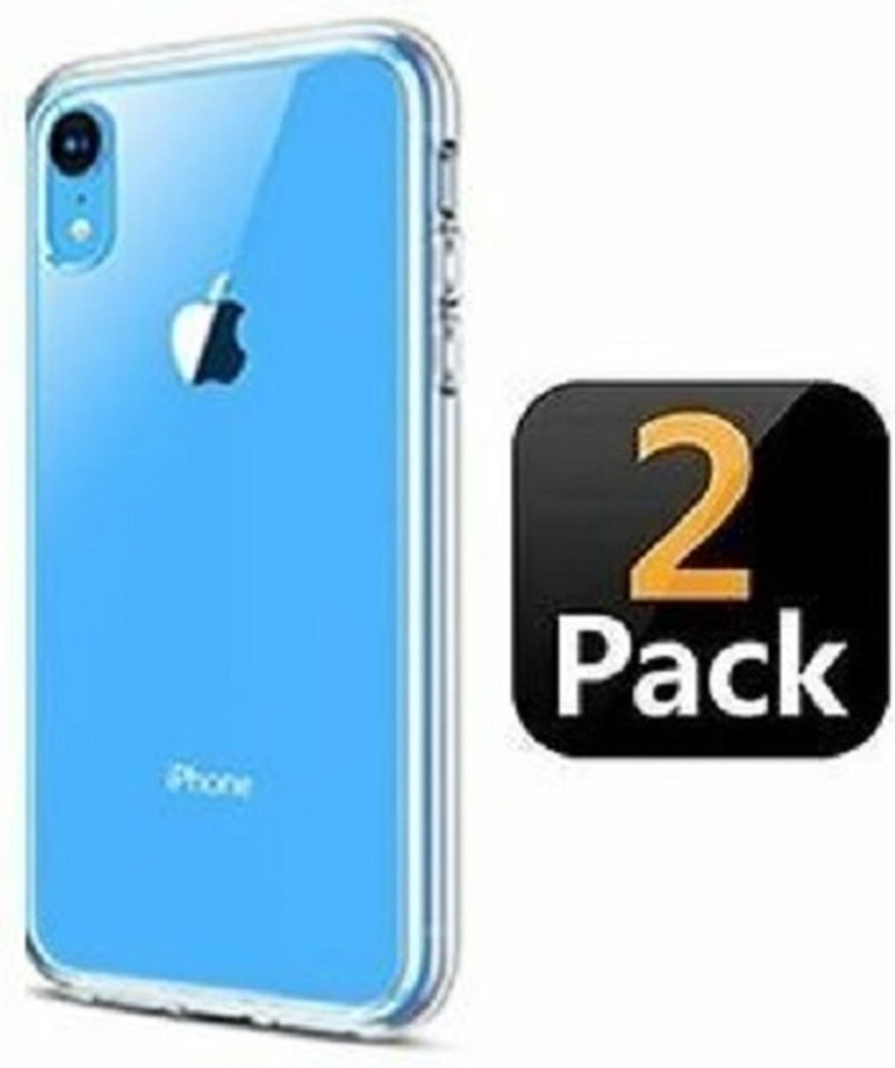 iPhone X Hoesje Siliconen TPU Transparant 2x