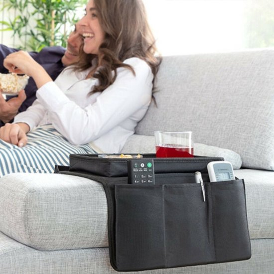 Accoudoir Organizer - Couch Tray - Organizer Couch - Organisateur pour Télécommandes