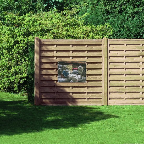 WallClassics - Tuinposter – Backpackers Tassen - 80x60 cm Foto op Tuinposter  (wanddecoratie voor buiten en binnen)