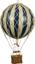 Authentic Models - Luchtballon Floating The Skies - Luchtballon decoratie - Kinderkamer decoratie - Navy - Ø 8,5cm
