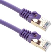 BeMatik - 0,5 m paarse Cat.8 SFTP Ethernet-netwerkkabel