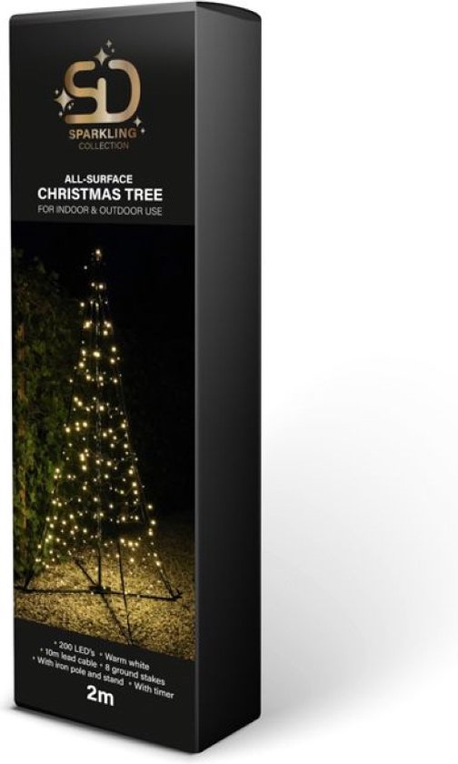 Oneiro’s Luxe Kunstkerstboom 2 M KERSTBOOM VLOER 200 LED WARM WIT | Kunstkerstboom | Kerstboom | Kerst | Kerstaccessoires | Kerstavond | Premium
