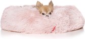 Bol.com Snoozle Donut Hondenmand - Zacht en Luxe Hondenkussen - Wasbaar - Fluffy - Hondenmanden - 50cm - Roze aanbieding