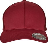 Urban Classics Trucker pet -S/M- Flexfit Mesh Bordeaux rood