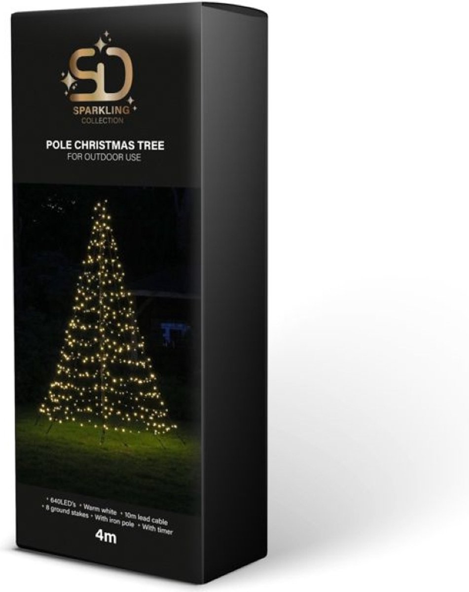 Oneiro’s Luxe Kunstkerstboom 4M VLAGGENMAST KERSTBOOM M/PAAL 640 LED WARM WIT | Kunstkerstboom | Kerstboom | Kerst | Kerstaccessoires | Kerstavond | Premium