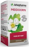 Verpakking Arkocaps Meidoorn, 'voor het hart', met bloem en bladeren, 45 capsules.