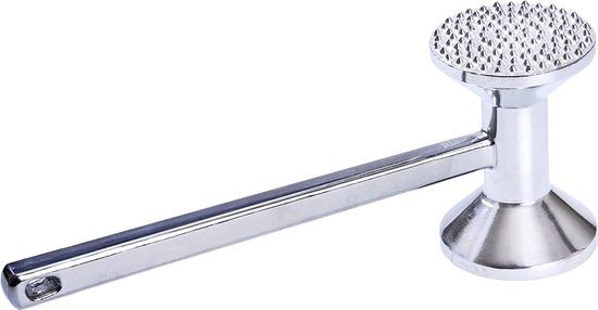 Kit Hachoir à Viande Manuel + Attendrisseur à Aiguilles - 5 Lames, 16 Aiguilles Inox - Pour Viandes Et Légumes - 2