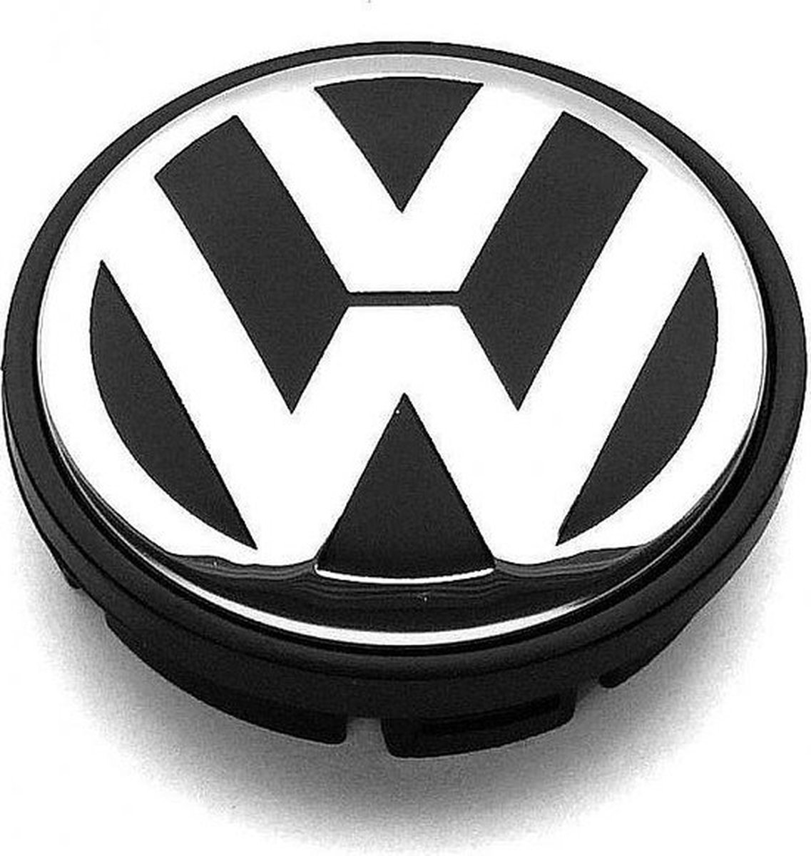Tip: Volkswagen Naafdoppen OEM - set van 4 stuks - 76mm 7L6601149 Naafkappen - Velgen - Winterbanden - Velg - All season banden - Ontvochtiger - Ruitenkrabber - Vorst - Regen - stickers - logo - embleem Touareg Aluminium/Zwart