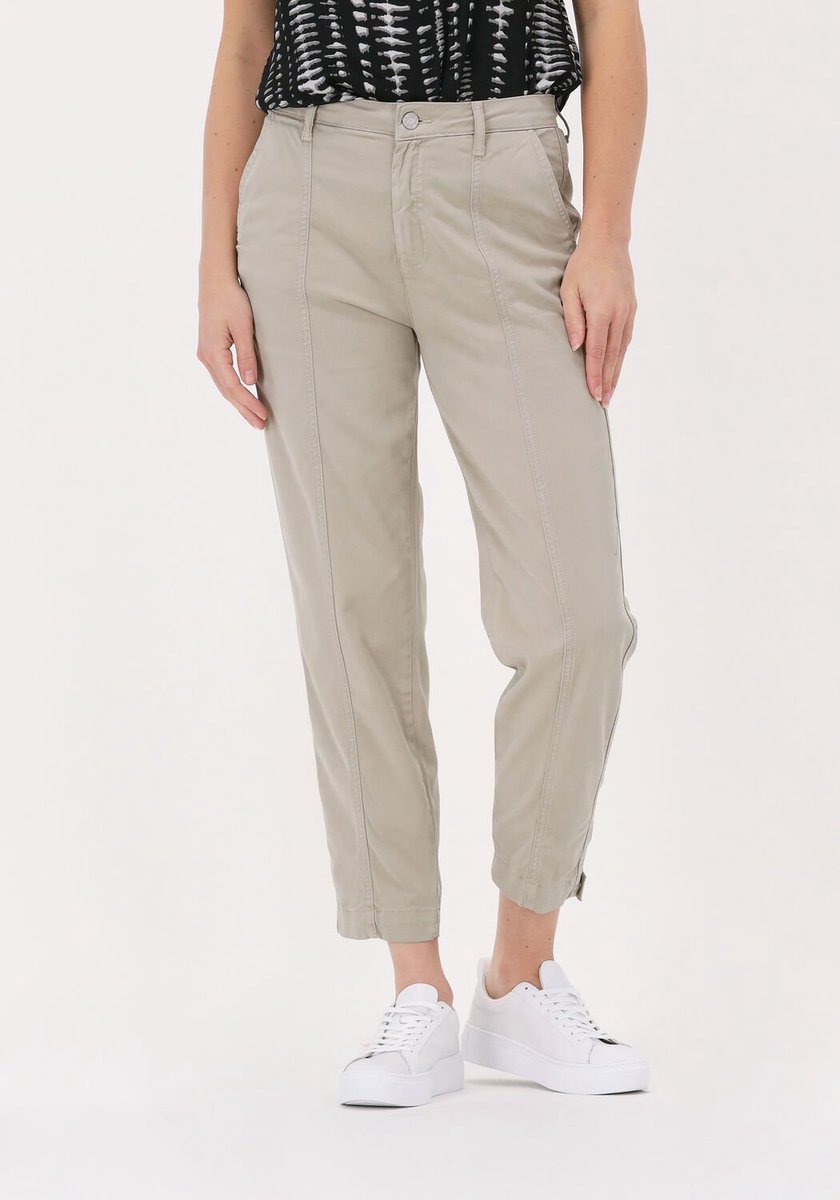 Simple Woven Pants Hally Soft-ten-22-1 Broeken Dames - Zand - Maat S