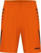 Jako Challenge Short Hommes - Oranje Fluo / Zwart | Taille: XXL