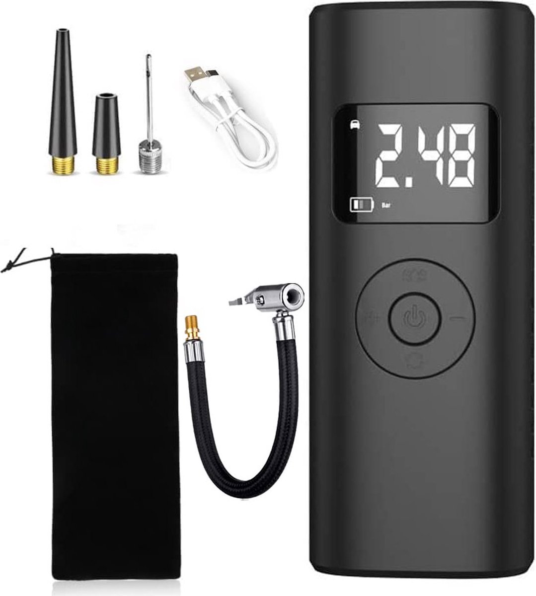 Gonfleur électrique portable Xiaomi Mi Air Pump 2 - USB-C, LED intégrée –