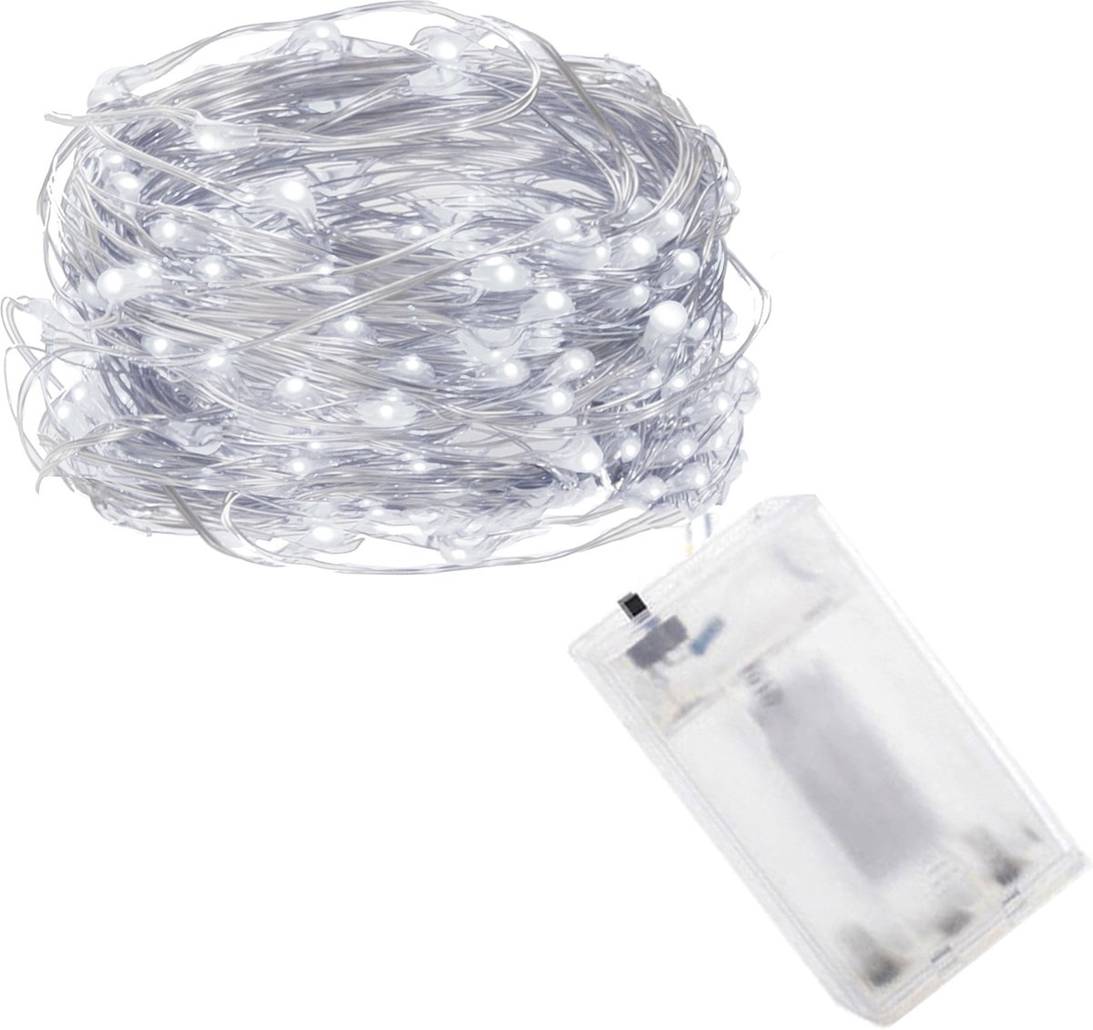 Springos Kerstverlichting | 9.9 m | Waterdicht | Op Batterij | LED-Verlichting | Wit