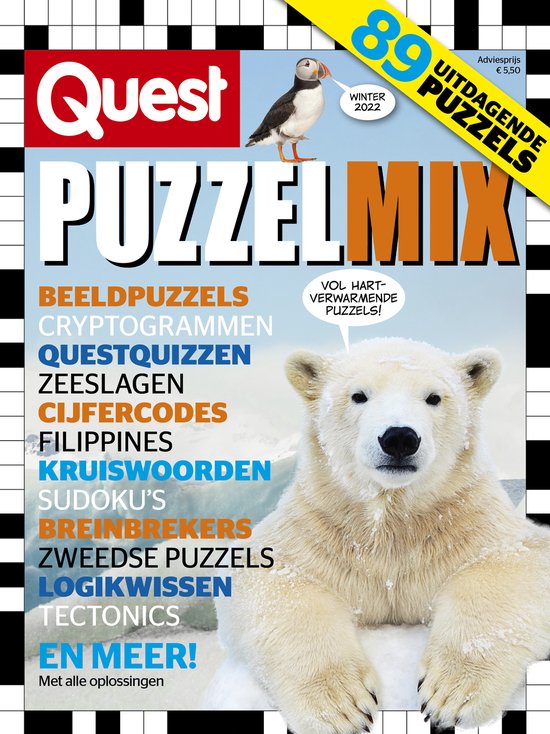 Quest Puzzelmix editie 5 2022 - puzzelboek
