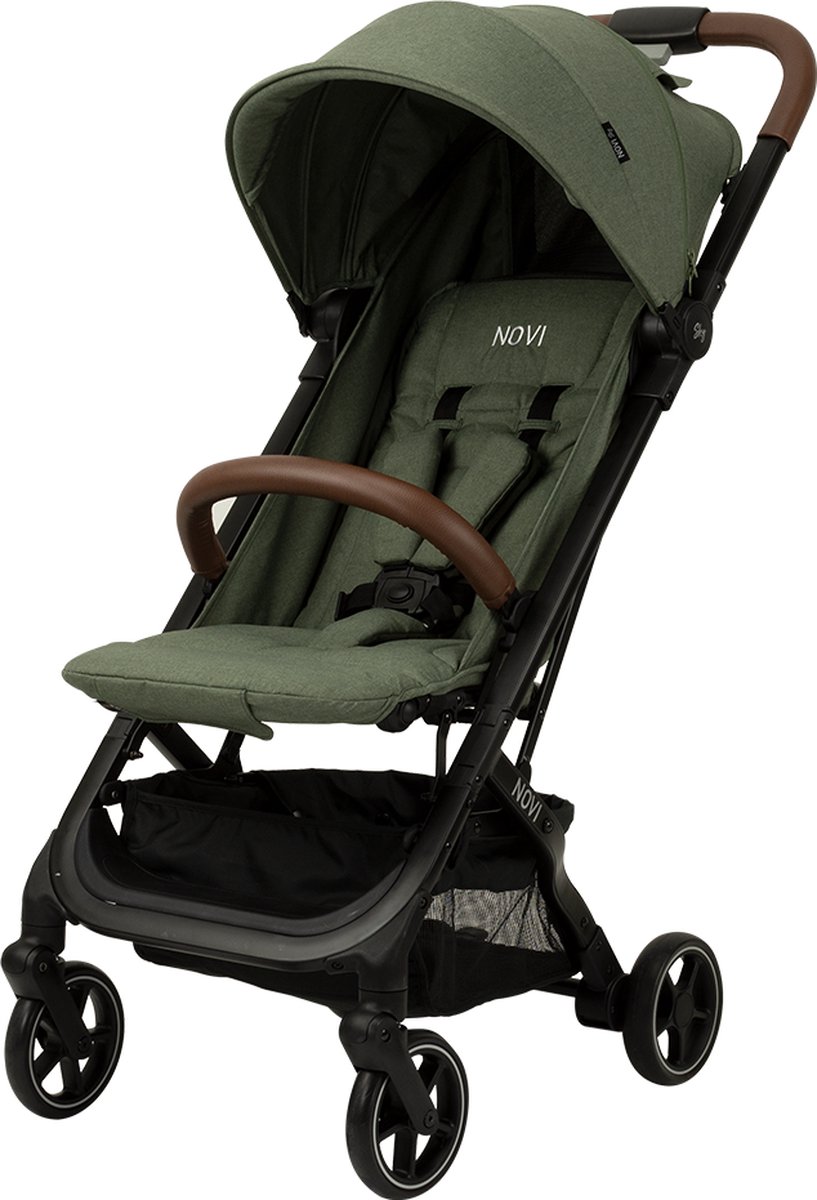 Novi Baby Sky Buggy - Groen Melange - inklapbaar - inclusief regenhoes — cadeau in Cadeau-ideeën - foto 4