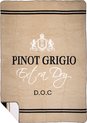 Mars & More - Plaid - Wijn Pinot Grigio - Beige - 150x200cm