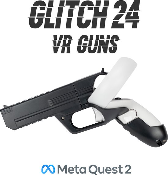 VR Guns | Oculus Quest 2 | Virtual Reality | Handpistolen | Zwart | Set van 2