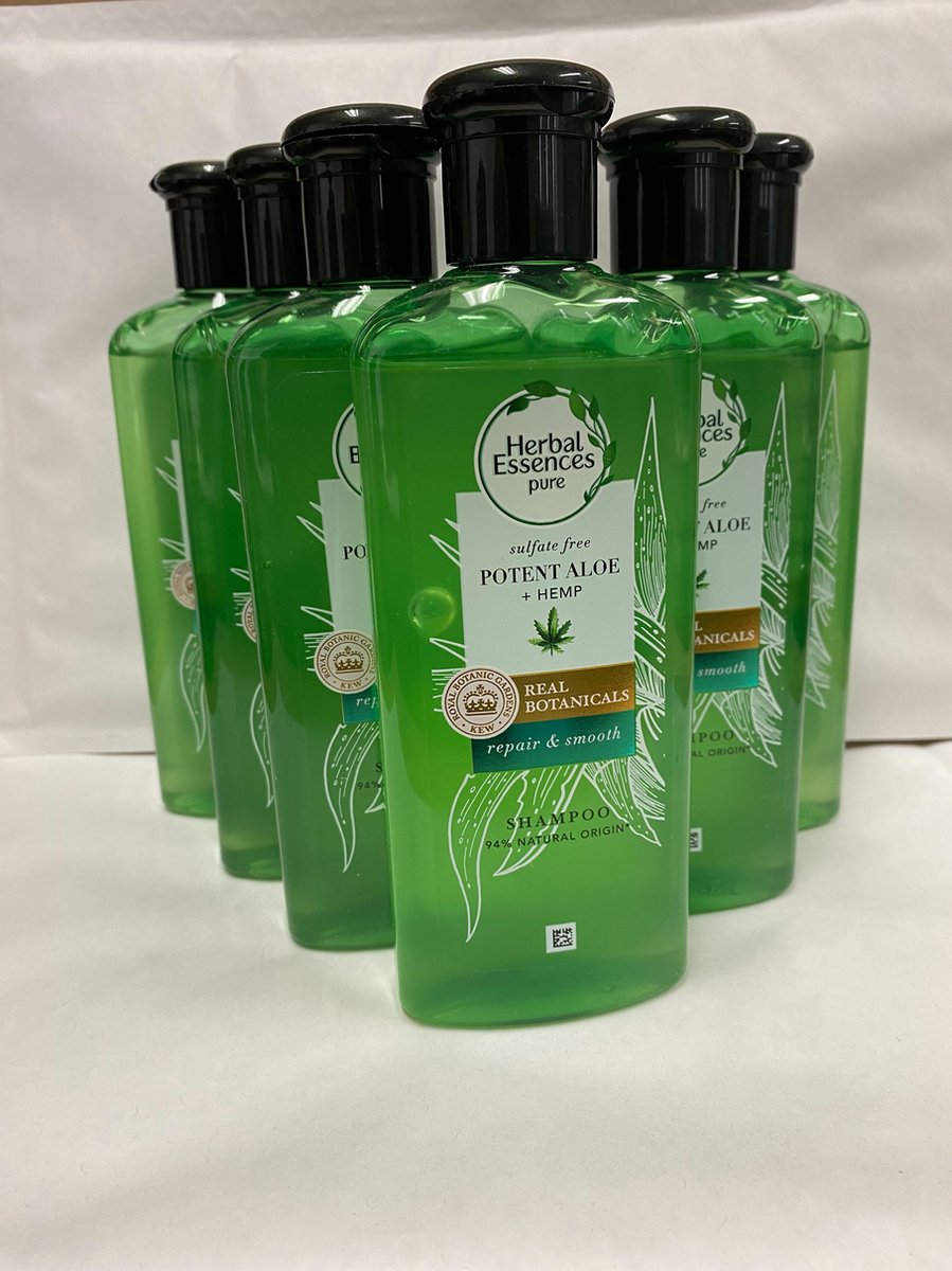 Herbal Essences Shampoo Aloë Vera en Hennep Voordeel Verpakking 6x225ml
